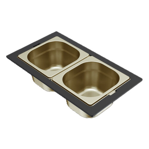 Μπολ ανοξείδωτο για νεροχύτη SINTESI Frame Gold KF012100GD ELLECI 8031873301224 KF012100GD