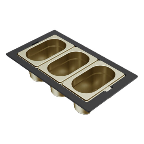 Μπολ ανοξείδωτο για νεροχύτη SINTESI Frame Gold KF013100GD ELLECI 8031873301255 KF013100GD