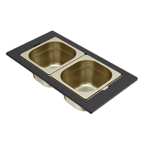 Μπολ ανοξείδωτο για νεροχύτη DIALOGO Frame Gold KF022065GD ELLECI 8031873301316 KF022065GD
