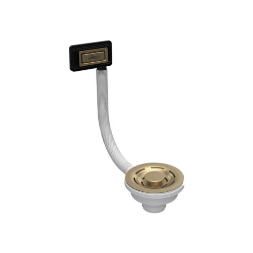 Βαλβίδα νεροχύτη FLOW-PRO Gold και υπερχείλιση KITWPT-F-1VSELL-GD ELLECI 8031873801809 KITWPT-F-1VSELL-GD