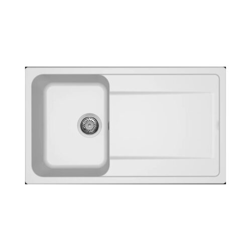 Νεροχύτης κουζίνας LIFE 400 Bianco 68 ELLECI 86x50cm 8032557068075 LG240068