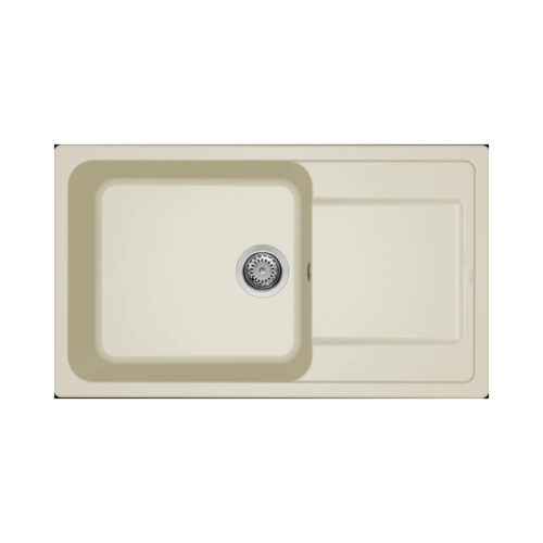 Νεροχύτης κουζίνας LIFE 410 Bianco Antico 62 ELLECI 86x50cm 8032557067986 LG241062
