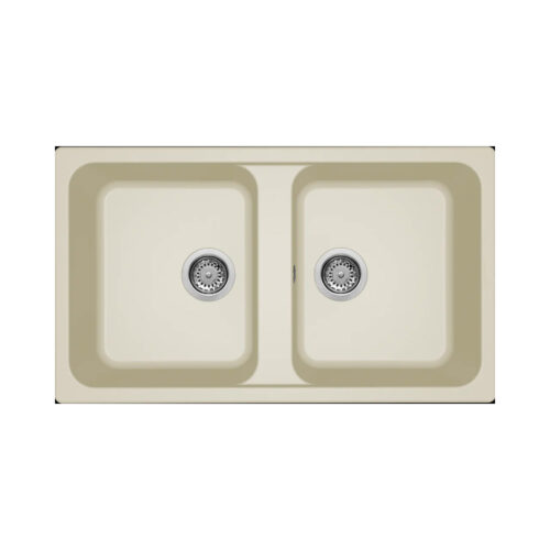 Νεροχύτης κουζίνας LIFE 450 Bianco Antico 62 ELLECI 86x50cm 8032557068228 LG245062