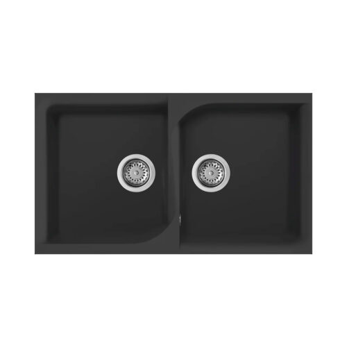 Νεροχύτης κουζίνας EGO 450 Nero 40 ELLECI 86x50cm 8032557049449 LGE45040