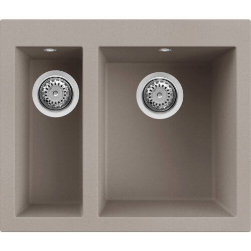 Νεροχύτης κουζίνας QUADRA 150 Tortora 43 ELLECI 59x50cm 8032861044284 LGQ15043