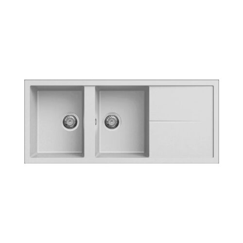 Νεροχύτης κουζίνας UNICO 500 Bianco 68 ELLECI 116x50cm 8032557032885 LGU50068