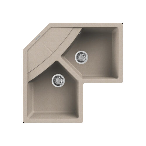 Νεροχύτης κουζίνας UNICO Corner Avena 51 ELLECI 83x83cm 8031873069940 LGUCOR51