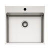 Νεροχύτης κουζίνας ανοξείδωτος COMPASS 500 Satinato ELLECI 54x51cm 1 Νεροχύτης κουζίνας ανοξείδωτος COMPASS 500 Satinato ELLECI 54x51cm 8031873604820 LIM500SAC
