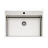 Νεροχύτης κουζίνας ανοξείδωτος COMPASS 700 Satinato ELLECI 74x51cm 8031873604837 LIM700SAC
