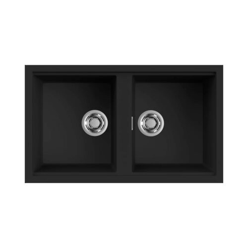 Νεροχύτης κουζίνας BEST 450 Black 86 ELLECI 86x51cm 8031873020132 LKB45086