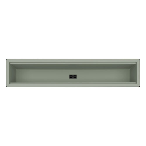 Νεροχύτης αξεσουάρ κουζίνας DIALOGO C86 Sage Green 82 ELLECI 86x18cm 8032557029557 LKDC8682BKM