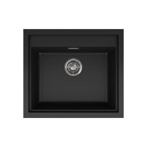 Νεροχύτης κουζίνας SINTESI 105 Black 86 ELLECI 57x50cm 8032557028871 LKS10586