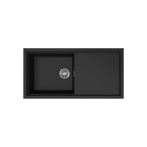 Νεροχύτης κουζίνας SINTESI 480 Black 86 ELLECI 100x50cm 8032557028727 LKS48086