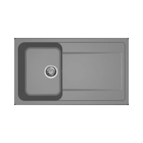 Νεροχύτης κουζίνας LIFE 400 Titanium 73 ELLECI 86x50cm 8032557110255 LM240073