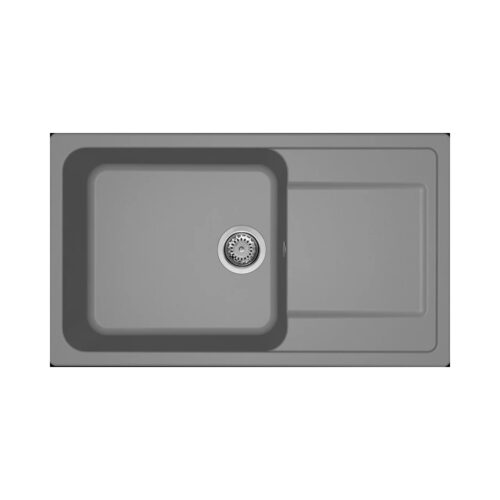 Νεροχύτης κουζίνας LIFE 410 Titanium 73 ELLECI 86x50cm 8032557110224 LM241073