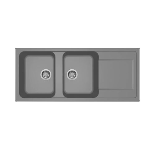 Νεροχύτης κουζίνας LIFE 500 Titanium 73 ELLECI 116x50cm 8032557110163 LM250073