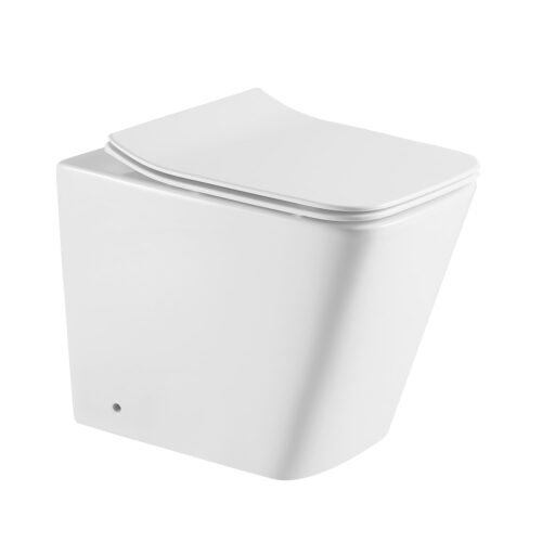 Λεκάνη δαπέδου tornado με κάλυμμα LT 062D White Matt KARAG 5206836658889 LT062D-UQ-RMW