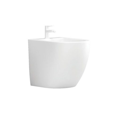 Μπιντέ δαπέδου MILOS LT 2141C White Glossy KARAG 5206836626314 LT2141C-GW