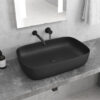 Νιπτήρας επικαθήμενος Black Matt LT 2143-PMB KARAG 60x39x14