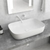 Νιπτήρας επικαθήμενος White Matt LT 2143-PMW KARAG 60x39x14