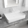 Νιπτήρας επικαθήμενος White Matt LT 2173-SMW KARAG 50x42x12cm 5206836049533 LT2173-SMW