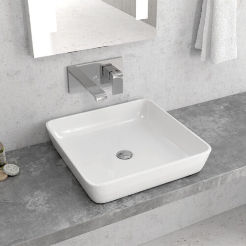 Νιπτήρας επικαθήμενος LT 2183-N KARAG 47x47x10cm 5206836574745 LT2183-N