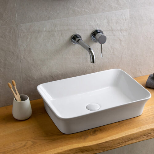 Νιπτήρας επικαθήμενος LT 2261 KARAG 49x35x11cm 5206836658766 LT2261