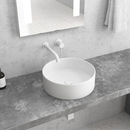 Νιπτήρας επικαθήμενος White Matt LT 3134-MMW KARAG Ø35