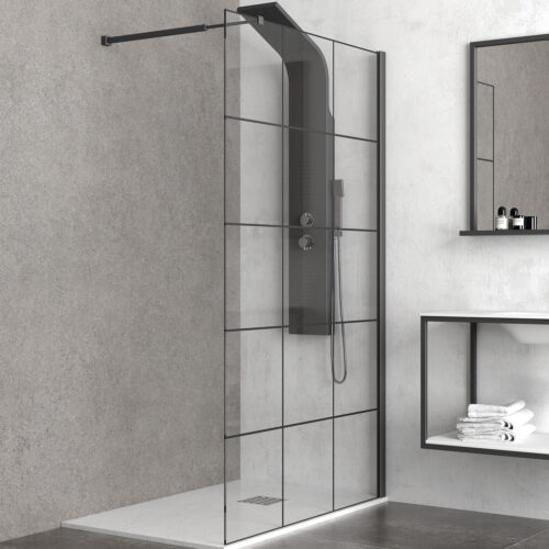 Σταθερό κρύσταλλο frame FREE Black KARAG 40x200cm 5206836659138 NFR140