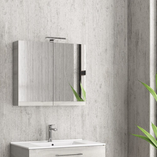 Καθρέπτης ανοιγόμενος με δύο πόρτες Ice Oak 8902 Collection:NEW KARAG 75x13x60cm 5206836046679 NMI759802