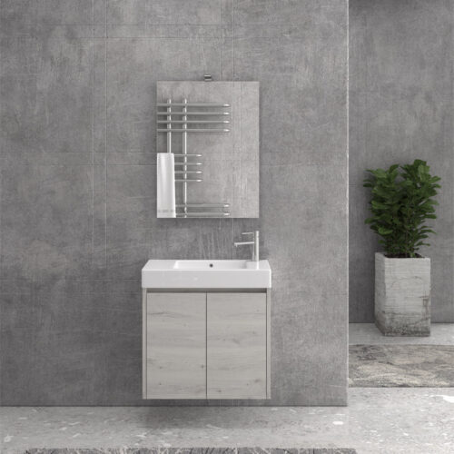 Βάση με δύο πόρτες Ice Oak 8902 NEW MINOS 70 KARAG 67x34x55cm 5206836629964 NMIN708902
