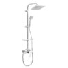 Μπαταρία σταθερού ντους ALGEO SQUARE NP74-BAQ7U FERRO 5902194976947 NP74-BAQ7U