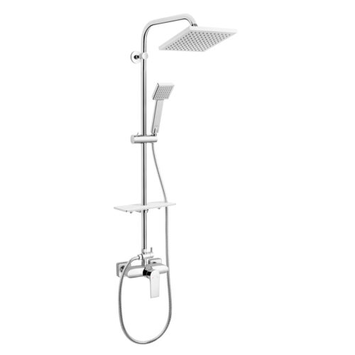 Μπαταρία σταθερού ντους ALGEO SQUARE NP74-BAQ7U FERRO 5902194976947 NP74-BAQ7U