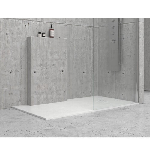 Ντουζιέρα ορθογώνια υψηλής αντοχής PIETRA Bianco KARAG 90x170x3cm 5206836010717 PR90173BI