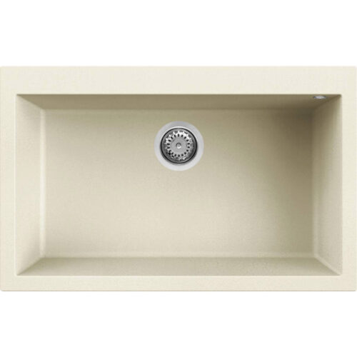 Νεροχύτης κουζίνας QUADRA 130 Bianco Antico 62 ELLECI 79x50cm 8032861055563 LGQ13062