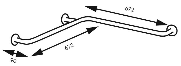 R6690.44 Χειρολαβή METALIA R6690.44 FERRO 8590309119425 R6690.44