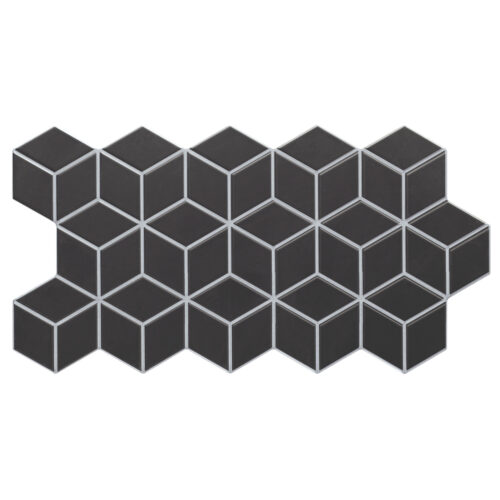 Πλακάκι RHOMBUS Black KARAG 26