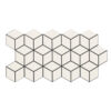 Πλακάκι RHOMBUS Snow KARAG 26,5x51cm 1 Πλακάκι RHOMBUS Snow KARAG 26