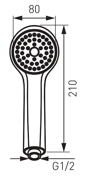 S100 Τηλέφωνο ντους STELLA S100 FERRO 5901095627767 S100