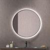Καθρέπτης με κρυφό φωτισμό SHARON Black KARAG Ø80cm 8435324904499 SHARON80-B