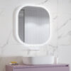 Καθρέπτης με κρυφό φωτισμό SHARON White KARAG 80x70cm 5907546869533 SHARON8070-W
