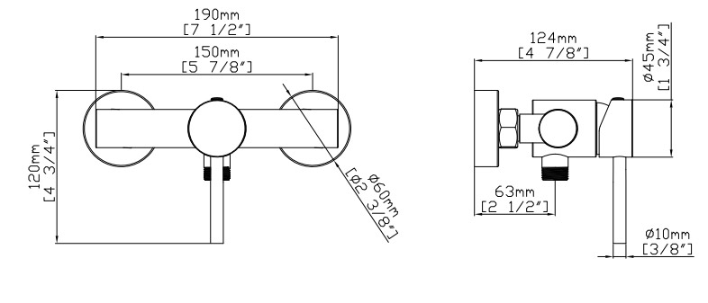 Μπαταρία ντους ARTEMIS Nero SO903F11-N KARAG 4 SO903F 11 16 2 Drawing 1612 Μπαταρία ντους ARTEMIS Nero SO903F11-N KARAG 5206836689142 SO903F11-N