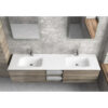 Νιπτήρας επίπλου διπλός SPACE 175v2 KARAG 175x46x16cm 5206836026237 SPACE-175V2