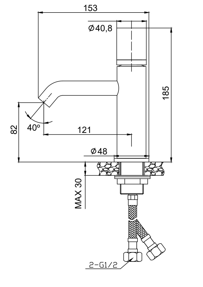 SXEDIO 24601 593BDA adit 235 Μπαταρία νιπτήρος JOAN Marmo Bianco 24601-424A-MB KARAG 5206836669809 24601-424A-MB