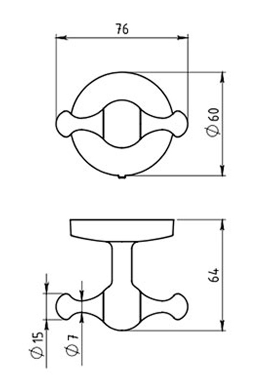 SXEDIO 6156.0 Άγκιστρο διπλό METALIA 6156.0 FERRO 8590309005674 6156.0