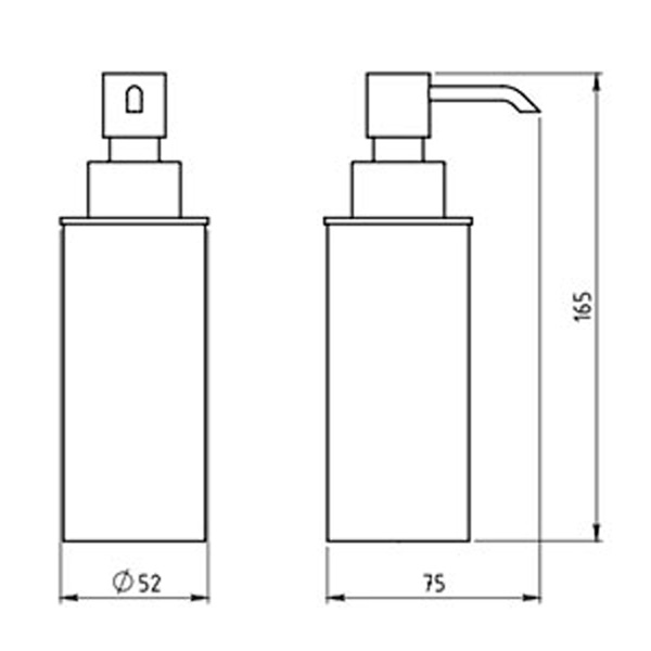 SXEDIO 6178.0 Δοχείο υγρού σαπουνιού METALIA 6178.0 FERRO 8590309116189 6178.0