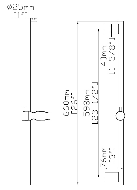SXEDIO AC210 Κολόνα ντους ARTEMIS Rose Gold AC210-RG KARAG 5206836715445 AC210-RG