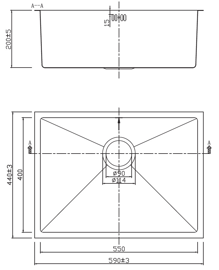 Νεροχύτης κουζίνας BL 786 KARAG 59x44cm 4 SXEDIO BL 786 Νεροχύτης κουζίνας BL 786 KARAG 59x44cm 5206836063270 BL786