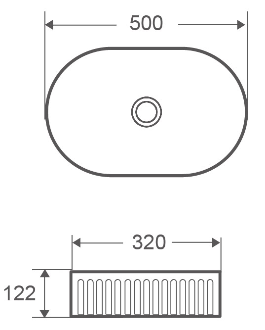 Νιπτήρας επικαθήμενος LT 2285 KARAG 50x32x12cm 4 SXEDIO LT 2285 1 1241 Νιπτήρας επικαθήμενος LT 2285 KARAG 50x32x12cm 5206836658810 LT2285