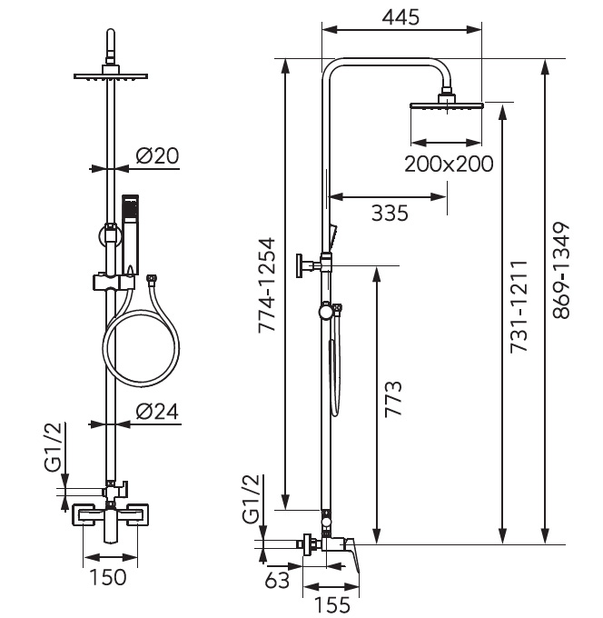 Μπαταρία σταθερού ντους VITTO Cromo NP81-BVI7UVL FERRO 4 SXEDIO NP81 BVI7UVL Μπαταρία σταθερού ντους VITTO Cromo NP81-BVI7UVL FERRO 5903738211630 NP81-BVI7UVL